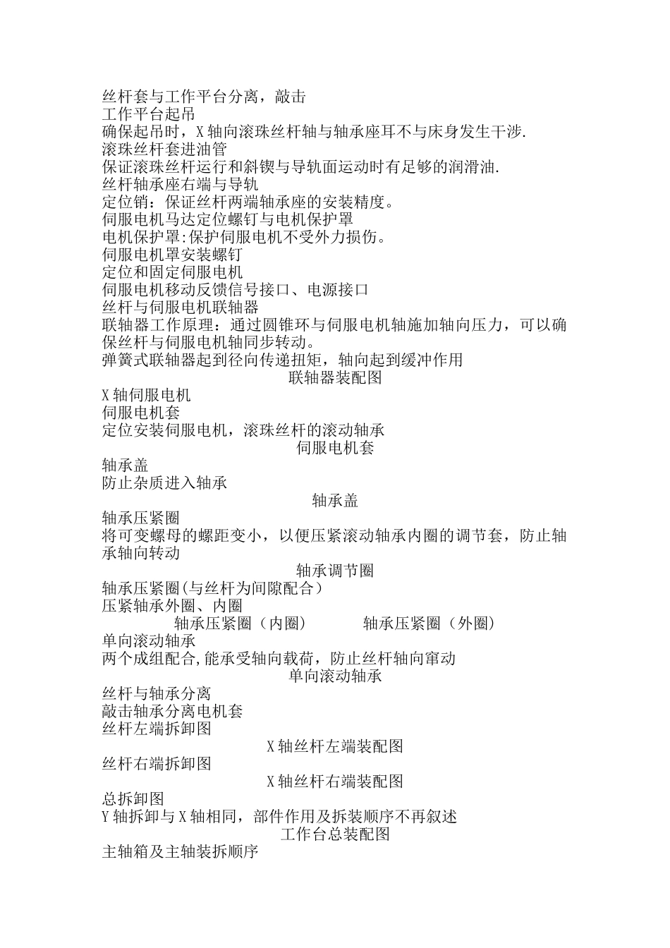 第四章--数控机床X轴、主轴拆装流程_第2页