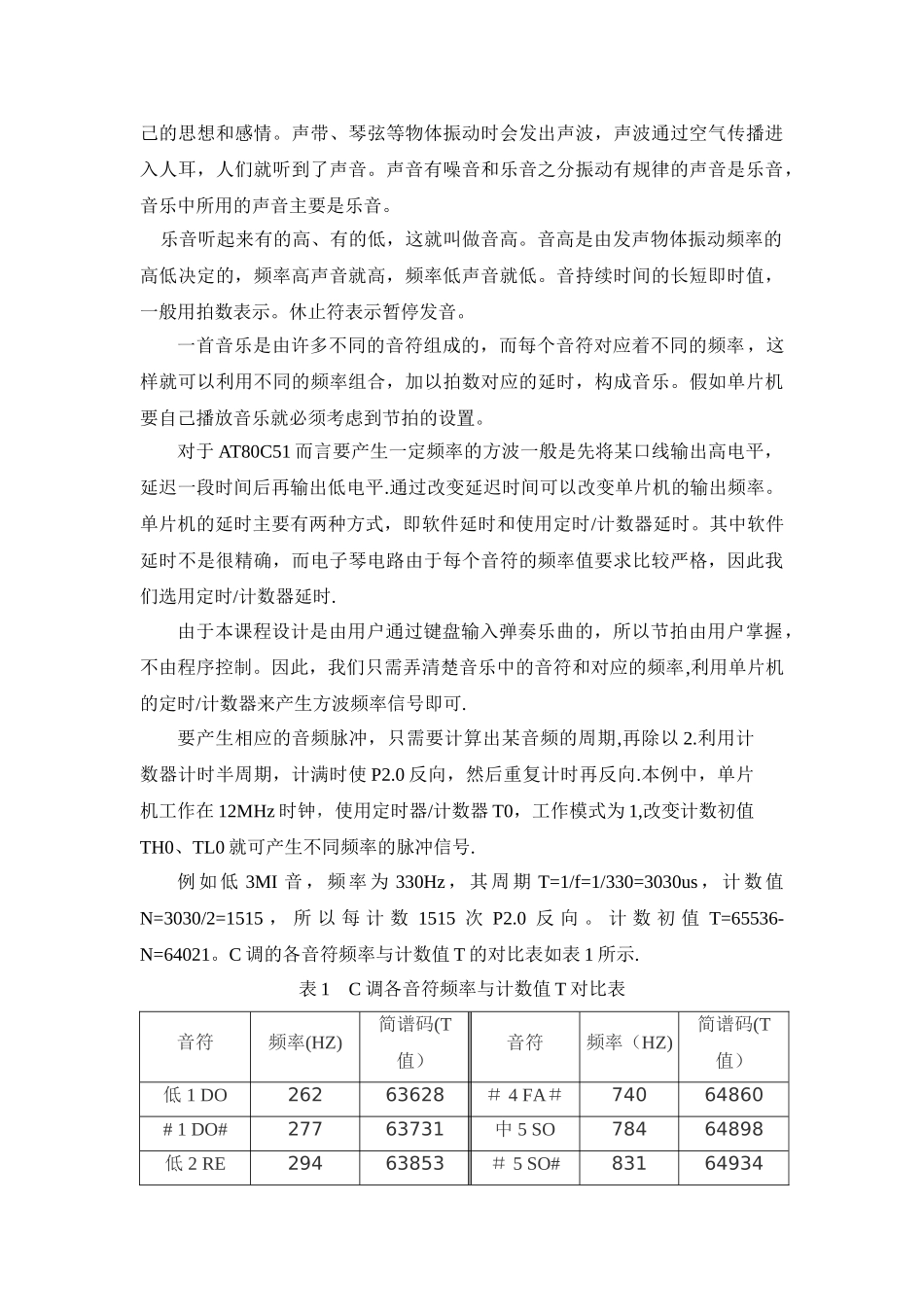 简易电子琴设计与实现_第2页