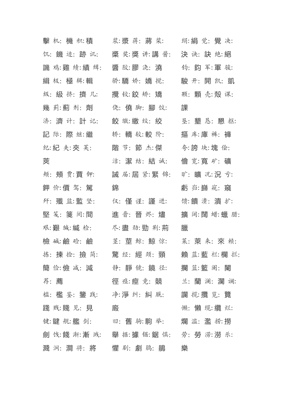 简繁体字对照表(最新版最新版)_第3页