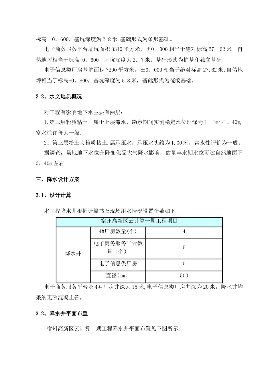 管井降水施工方案45240_第3页