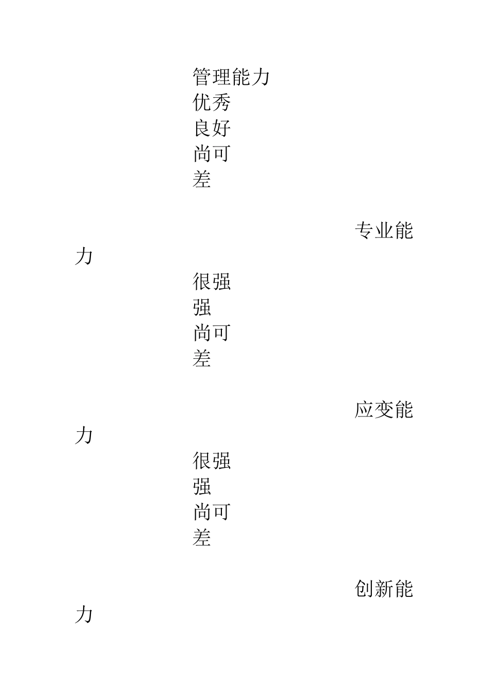 管理人员考核表_第3页