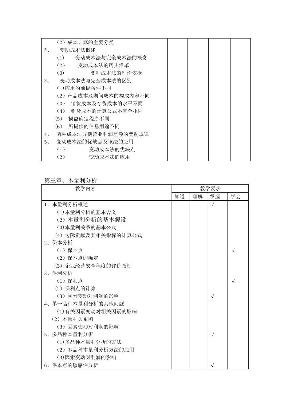 管理会计课程标准_第3页