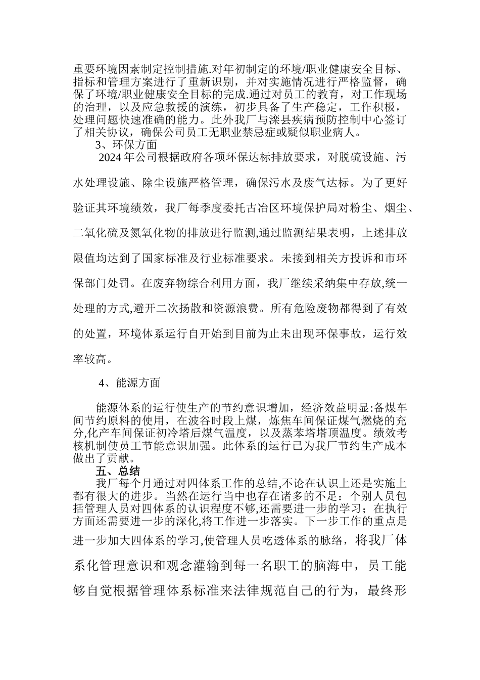 管理体系运行情况报告_第3页