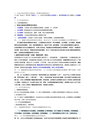 管理学简答题知识点