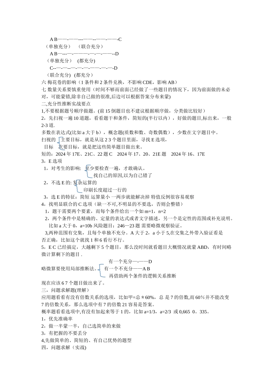管理类联考数学陈剑串讲-数学蒙猜大法_第2页