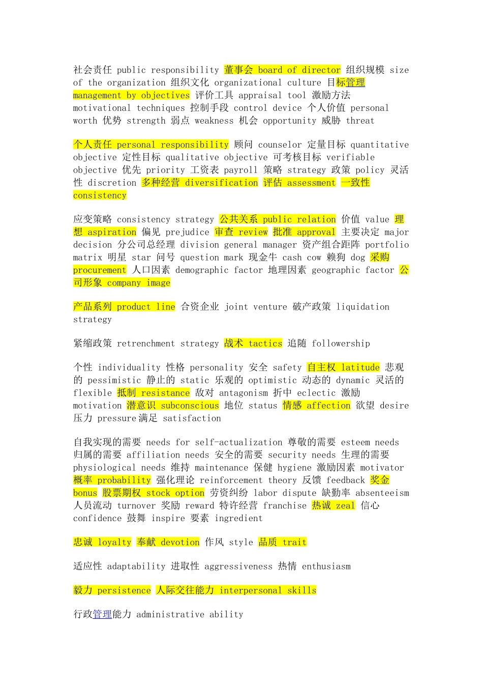 管理类英语词汇_第3页