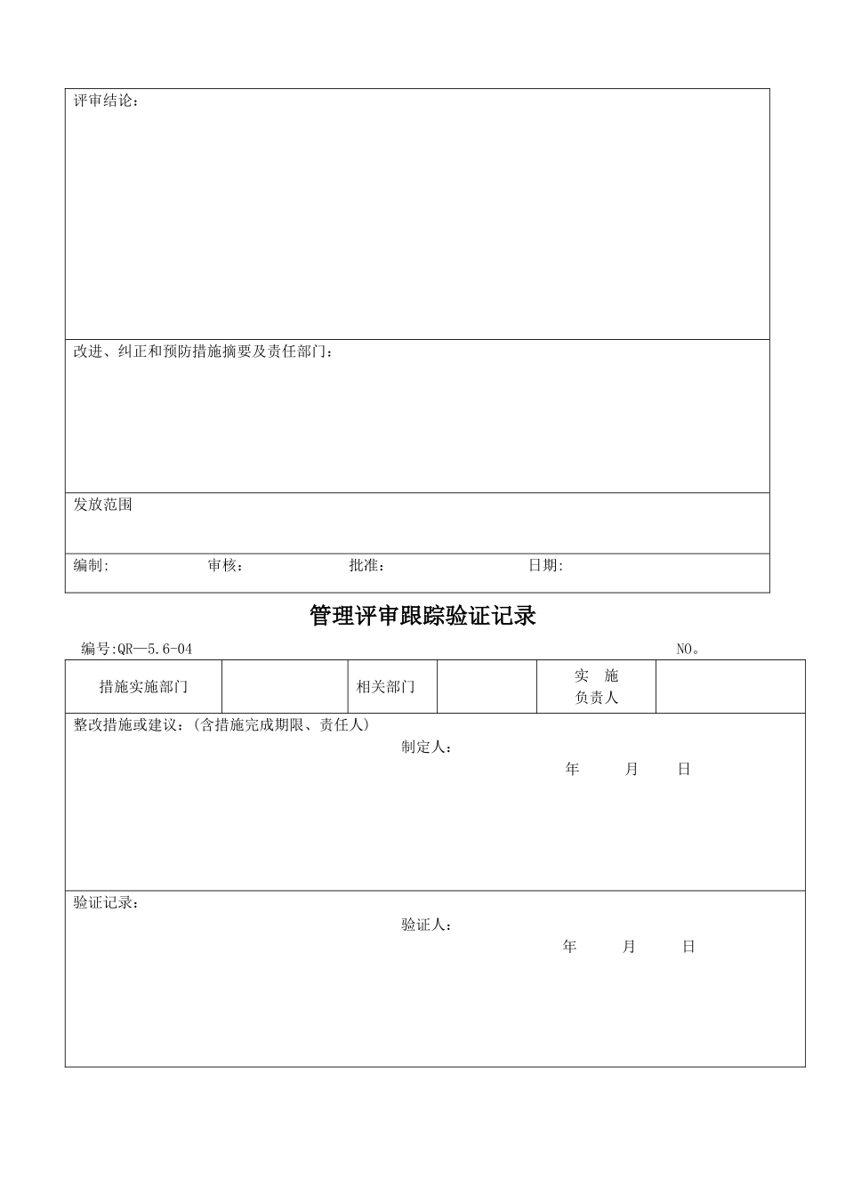 管理评审表格_第3页