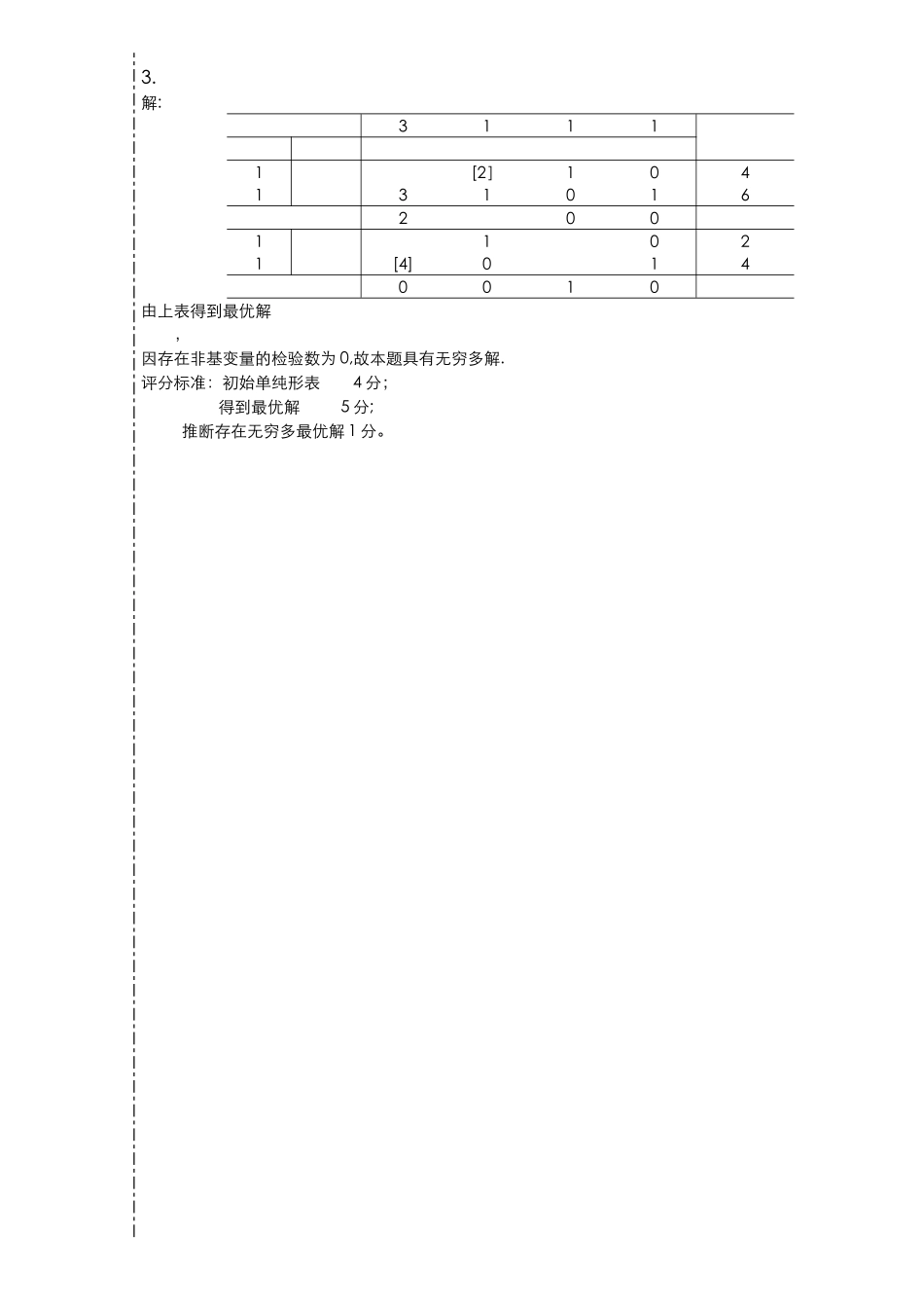 管理运筹学试题_第3页