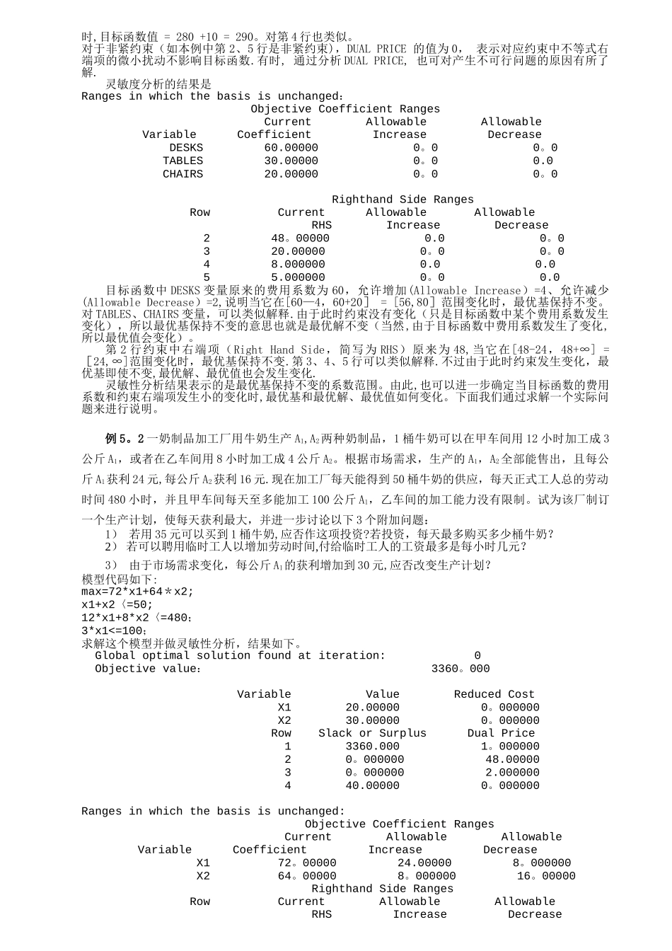 管理运筹学lindo案例分析_第2页