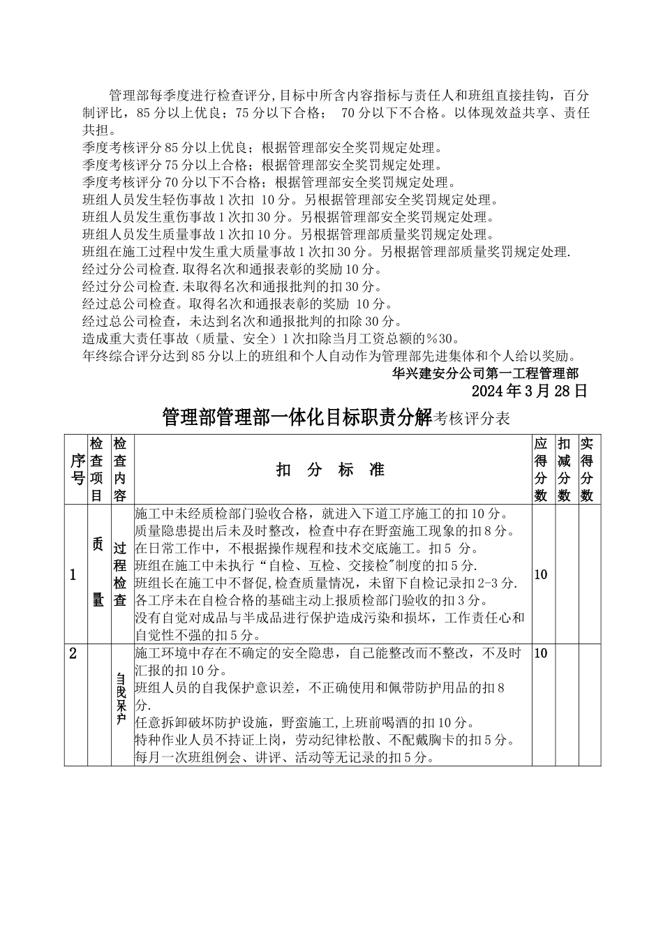 管理部目标考核办法_第3页
