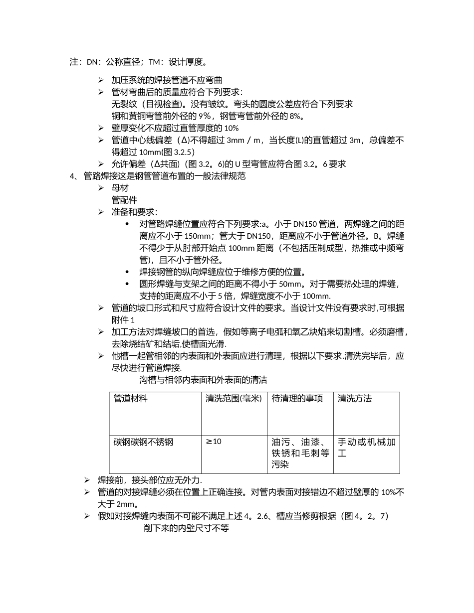 管道施工和检验通用规范_第2页