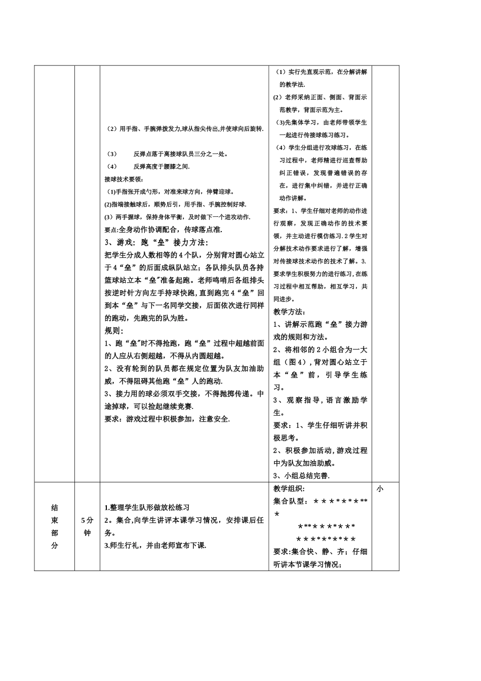 篮球传球课程教案_第2页