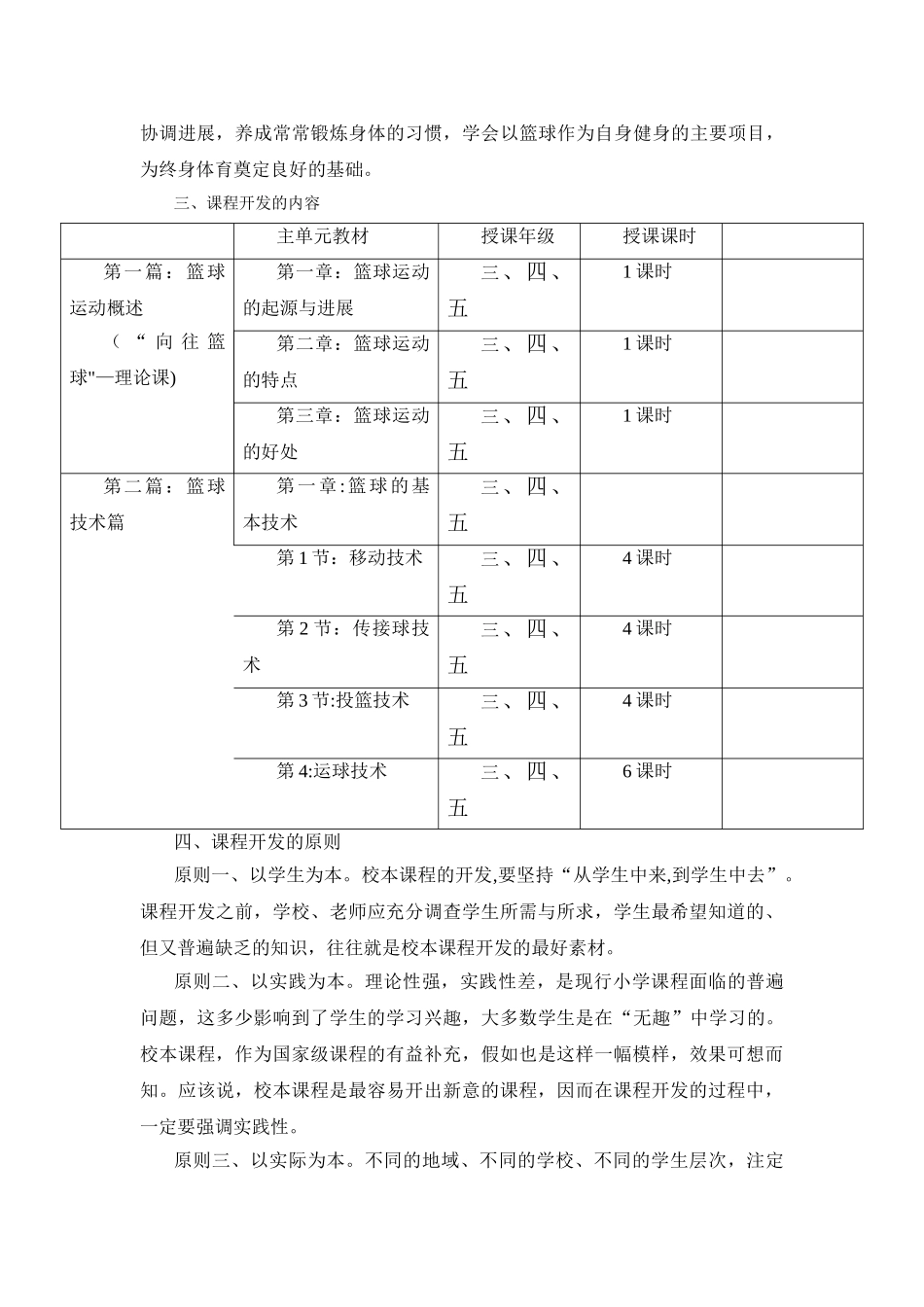 篮球校本课程开发与实施计划_第2页