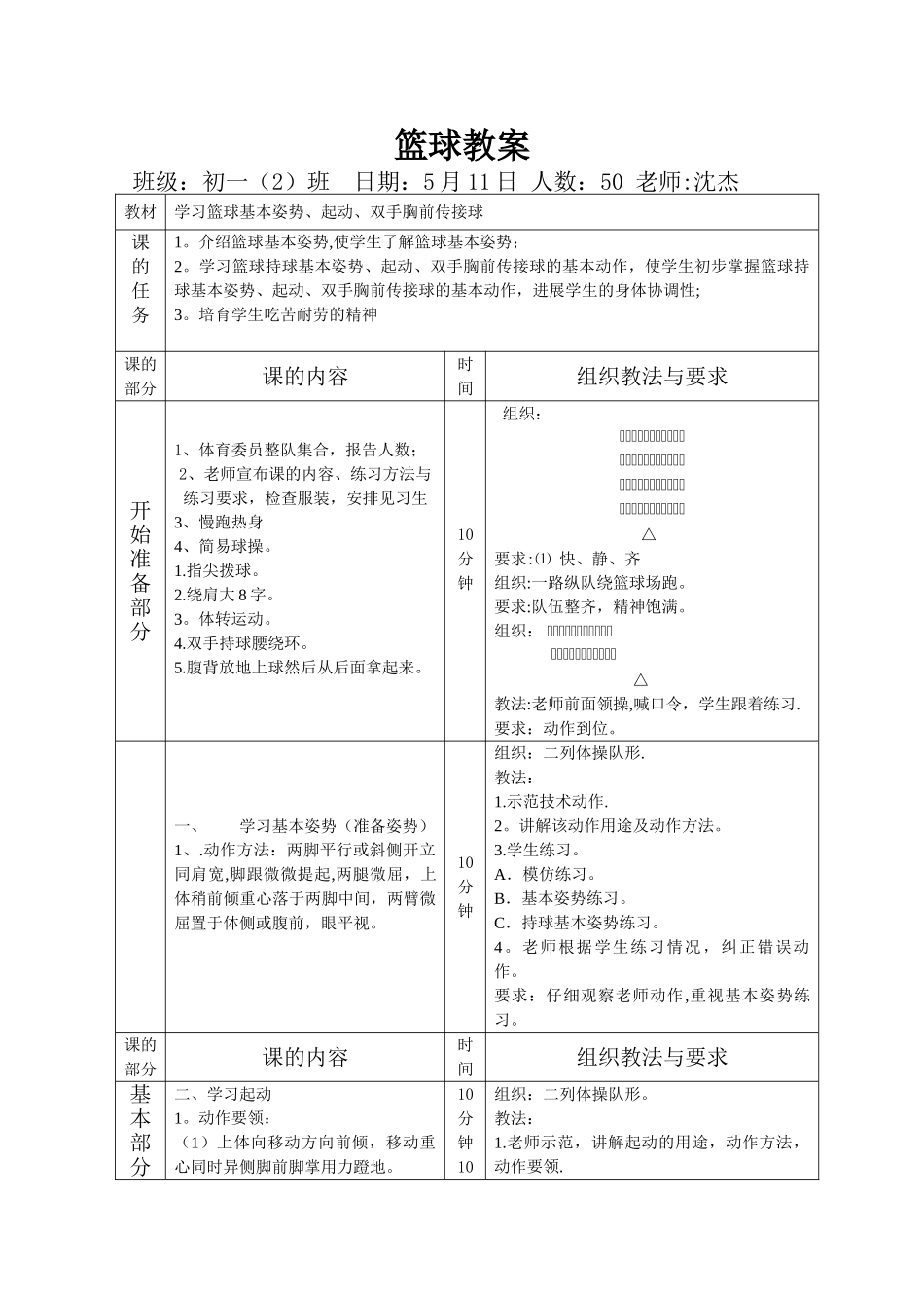 篮球教案全集_第1页
