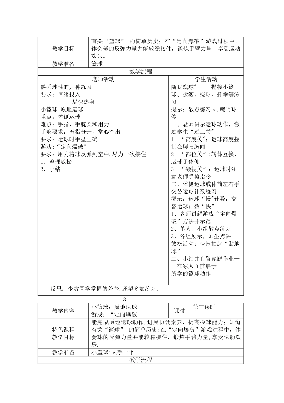 篮球特色课程教案_第2页