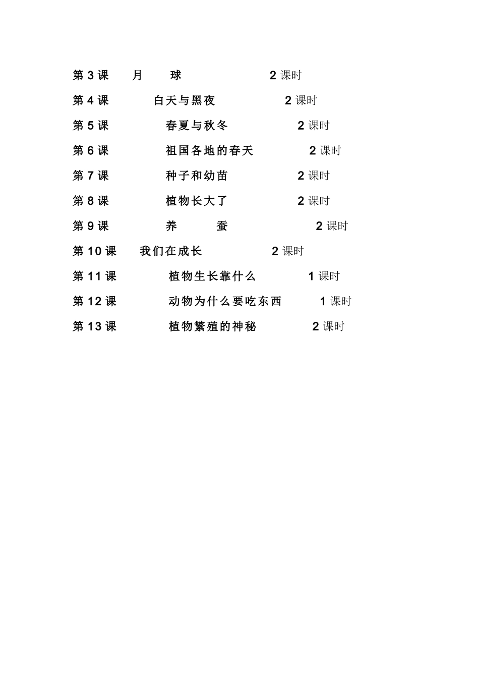 粤教版五年级下册科学教学计划_第2页