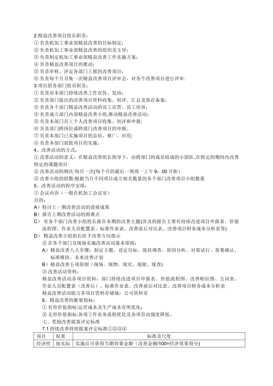 精益改善项目计划书_第2页