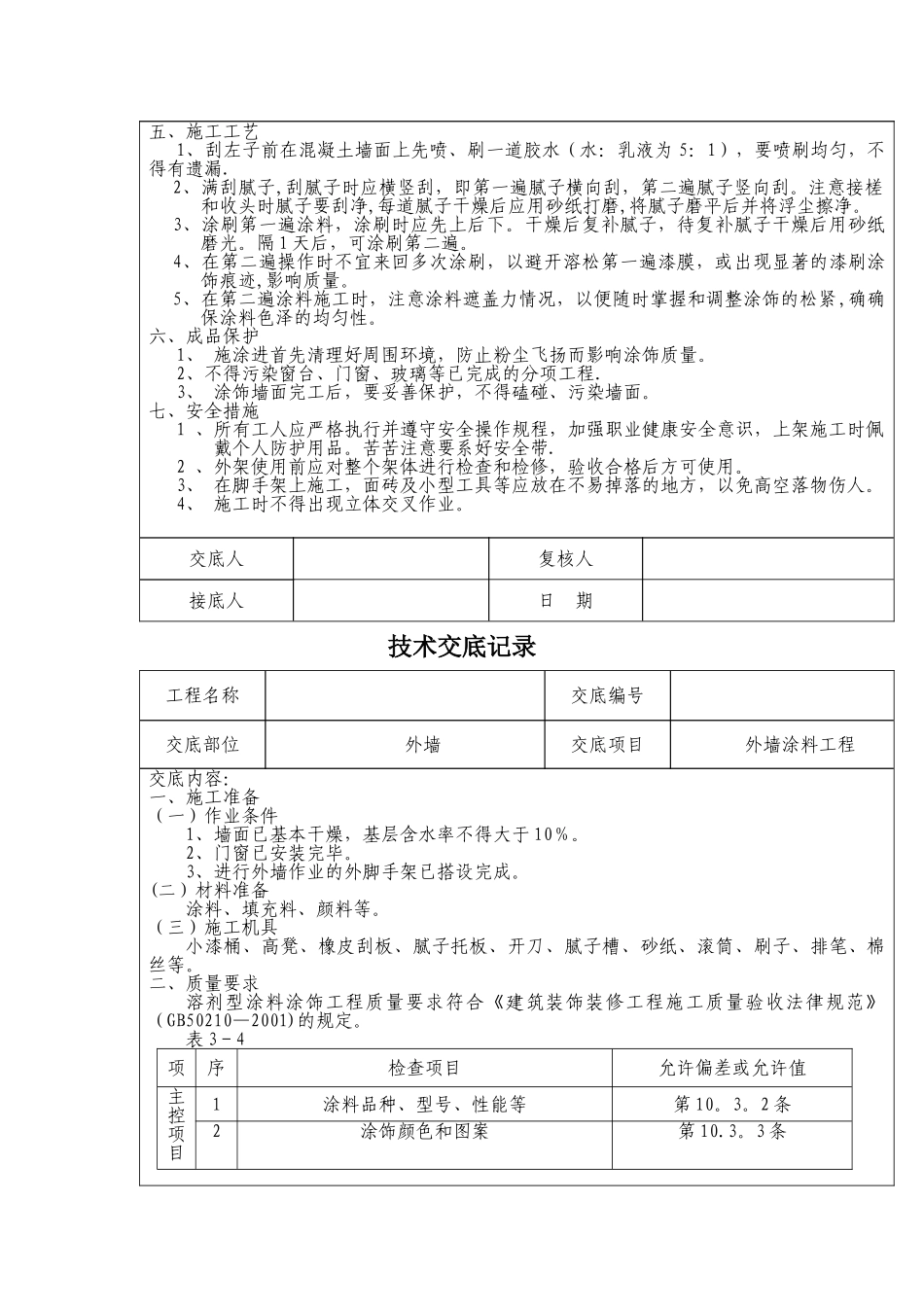 精装修工程技术交底_第2页