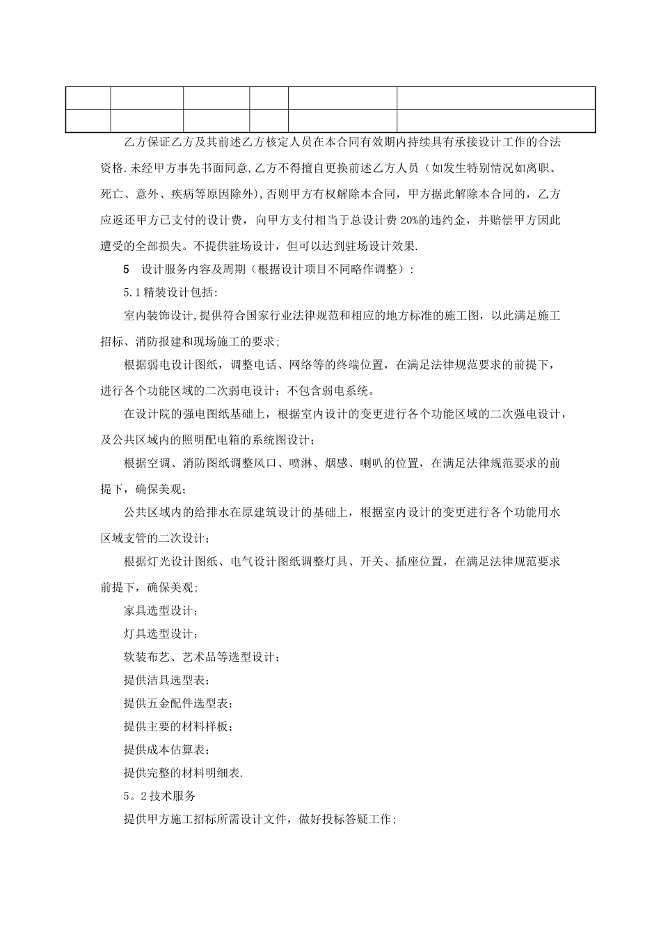 精装修设计合同_第2页