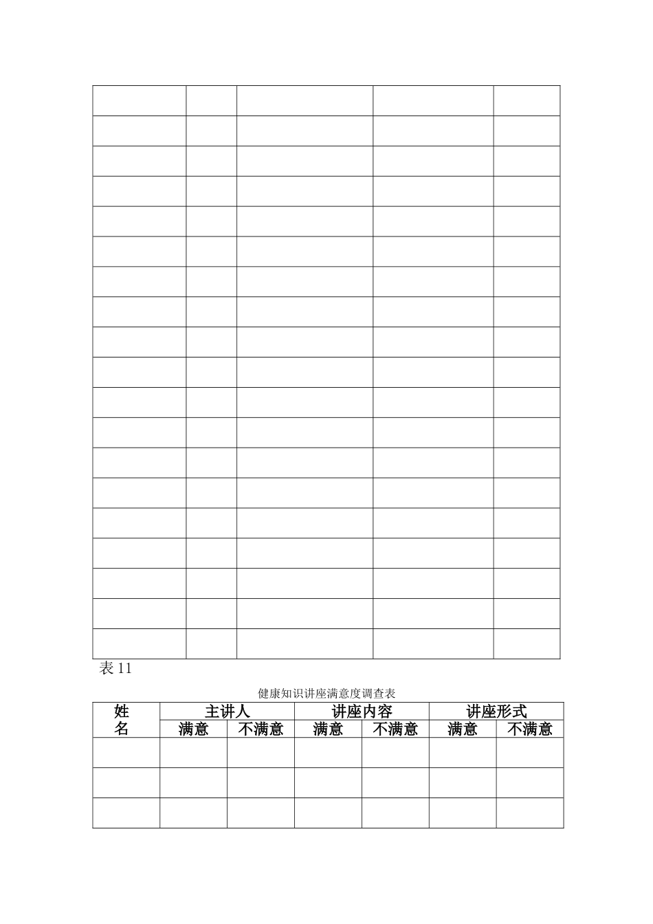 糖尿病防治知识健康教育讲座记录表_第3页