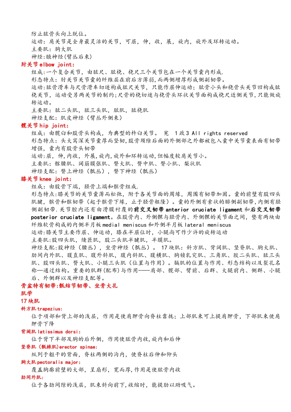 系统解剖学心得体会-笔记_第3页