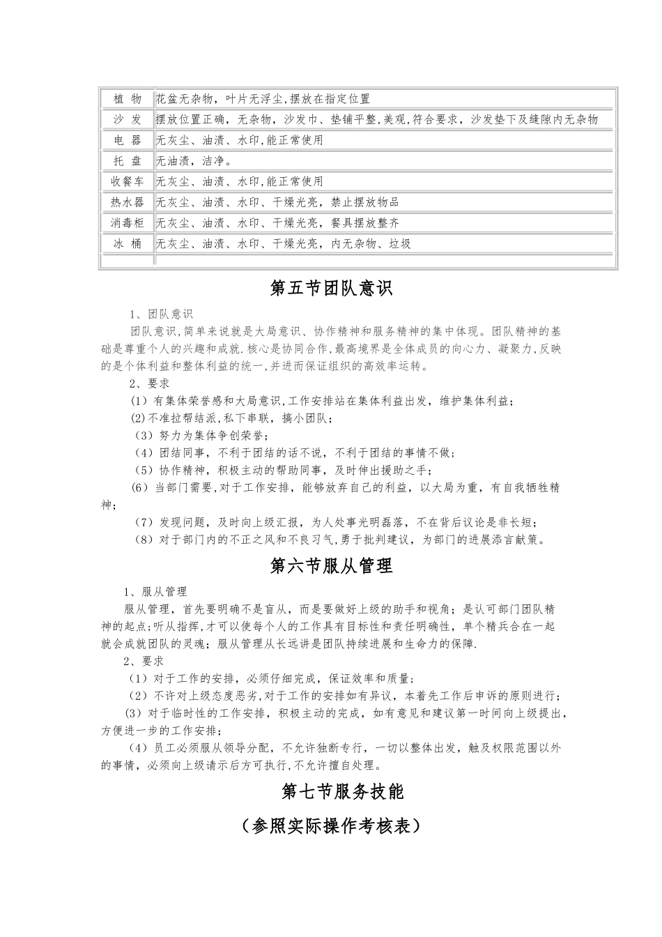 红山接待中心餐饮部员工考核细则_第3页