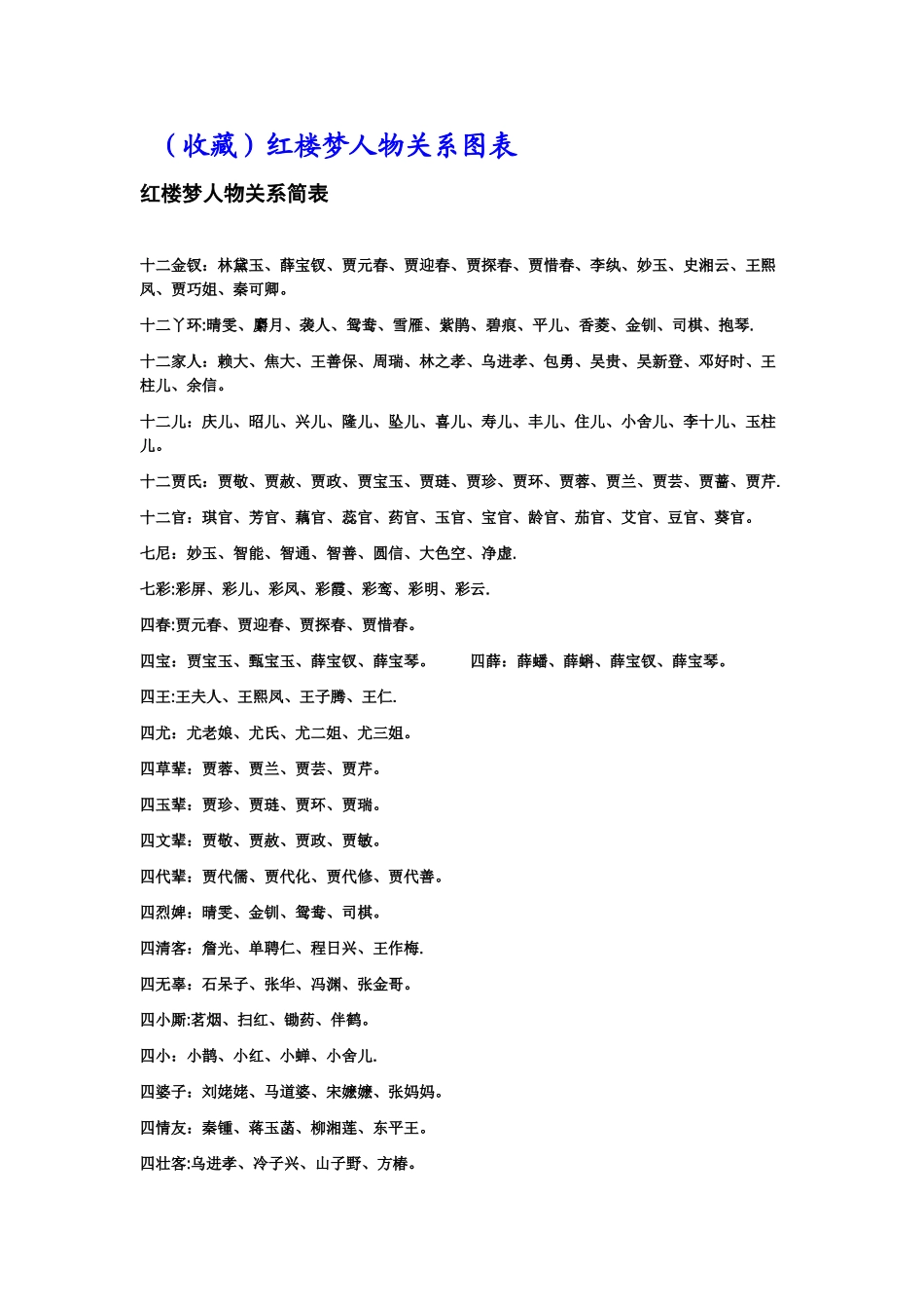 红楼梦人物关系表_第1页