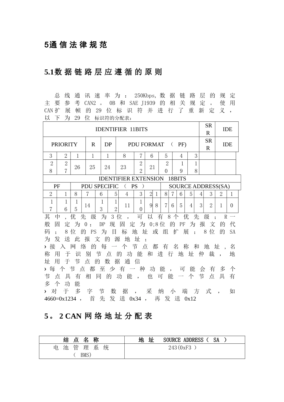 纯电动车BMS与整车系统CAN通信协议_第3页