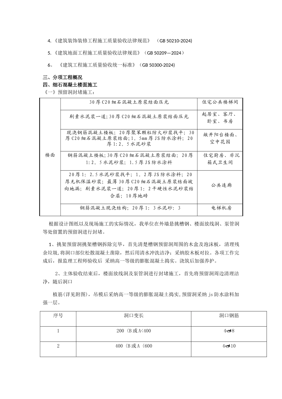 细石混凝土楼地面施工方案_第2页