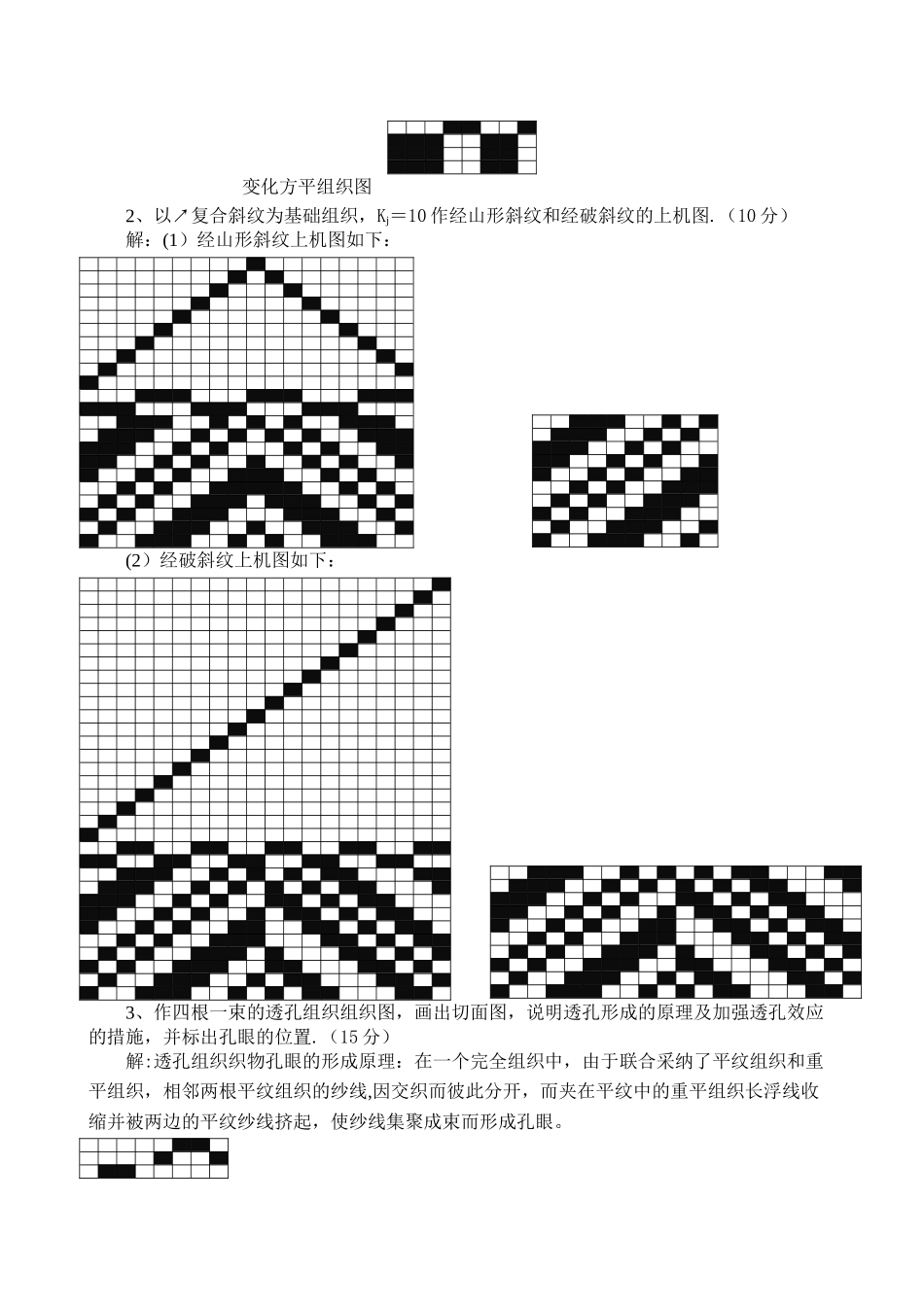 织物结构设计试卷及相关复习资料_第2页
