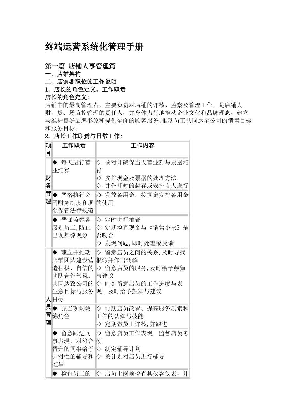 终端运营系统化管理手册_第1页