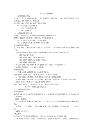 经济法-合同法