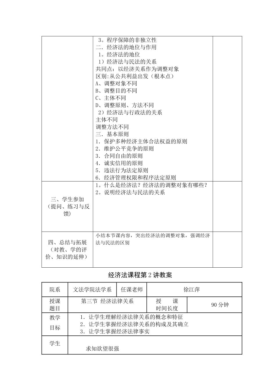 经济法-课程教案_第2页