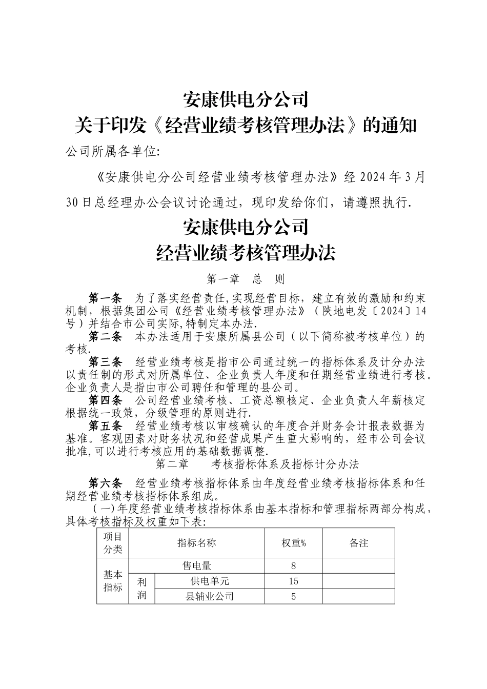 经营业绩考核管理办法.._第1页