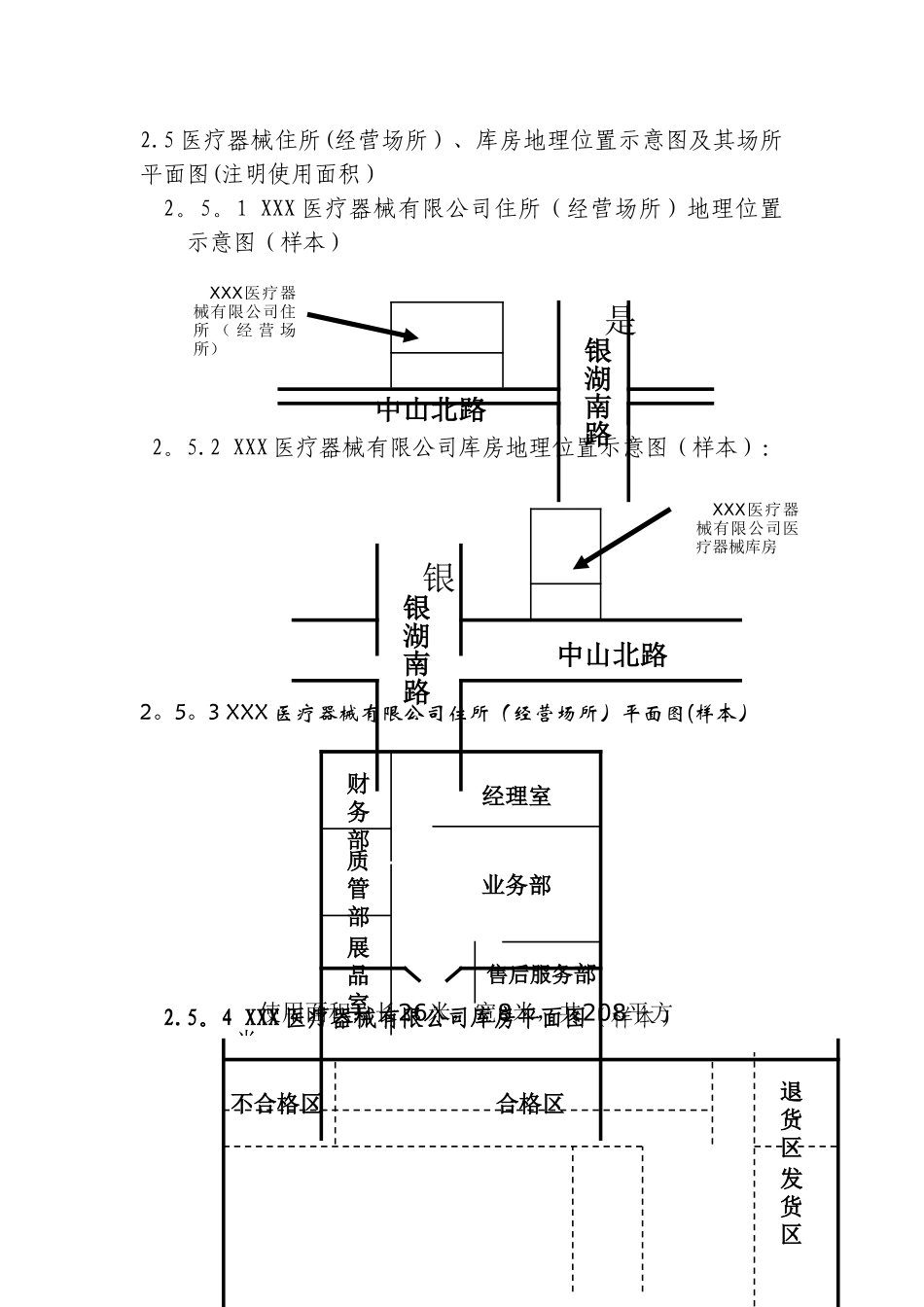 经营场所、库房地址的地理位置图、平面图、房屋产权证明文件或者租赁协议_第1页