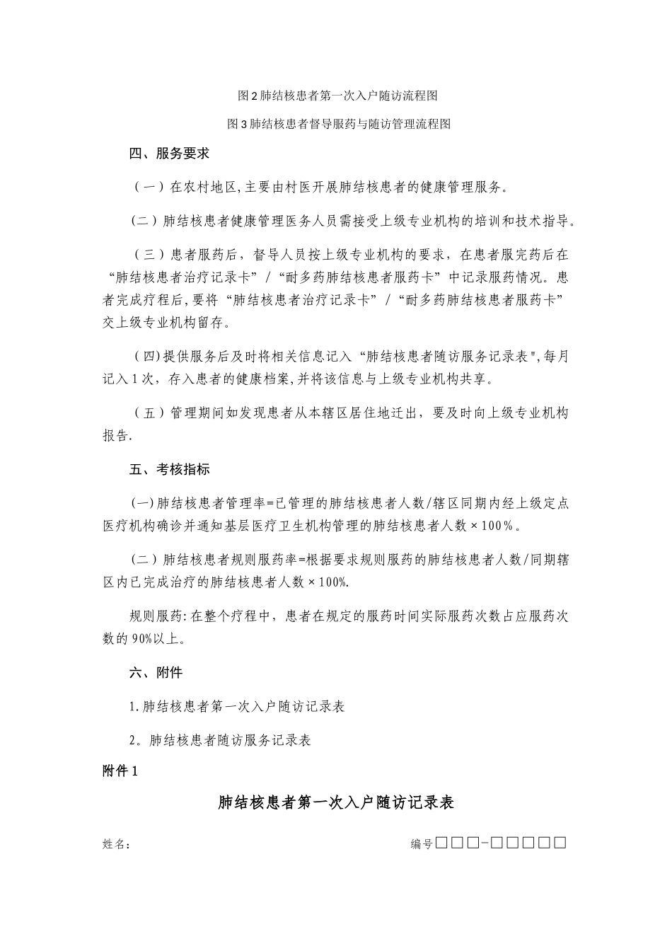 结核病患者健康管理服务规范_第3页