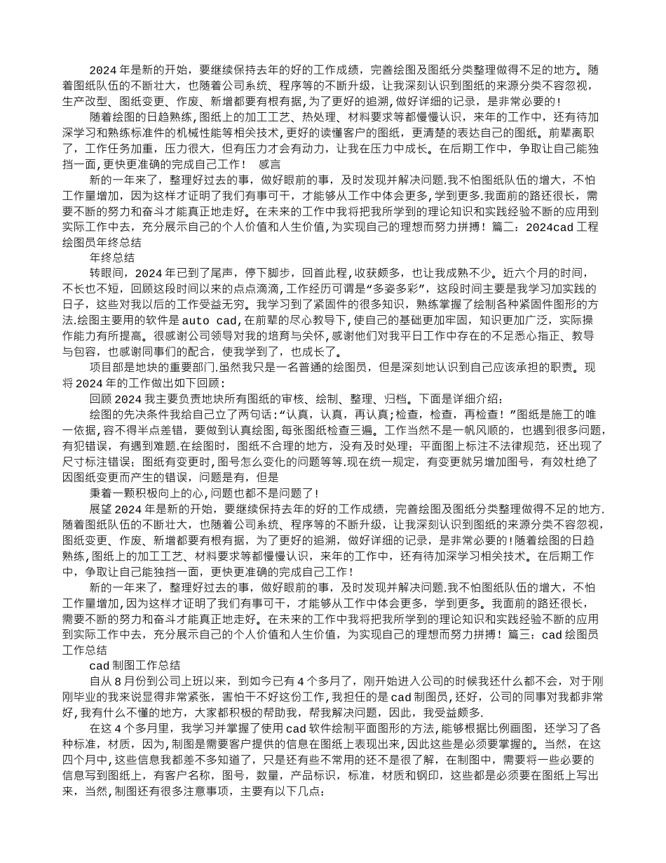 绘图员年终工作总结_第2页