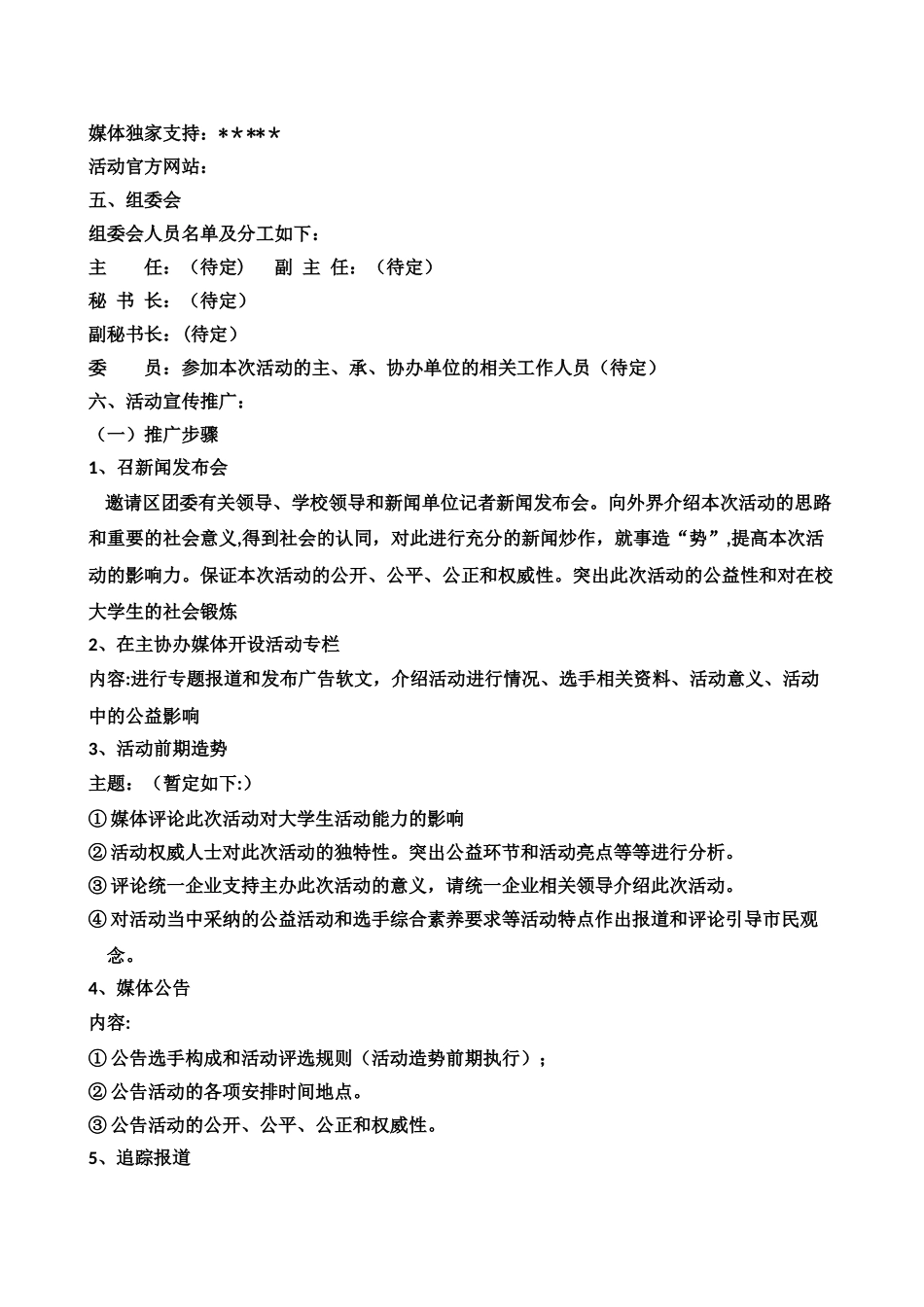 统一推广方案-策划方案-活动执行_第2页