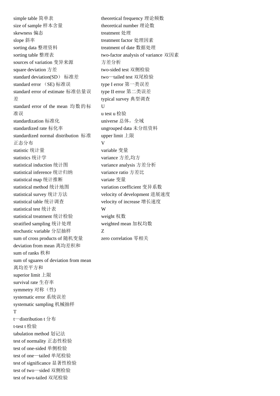 统计学名词中英文对照_第3页