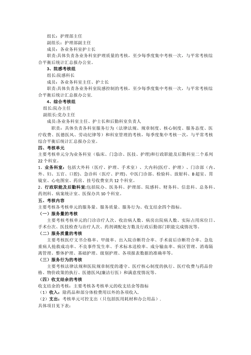 绩效分配方案-县医院_第2页