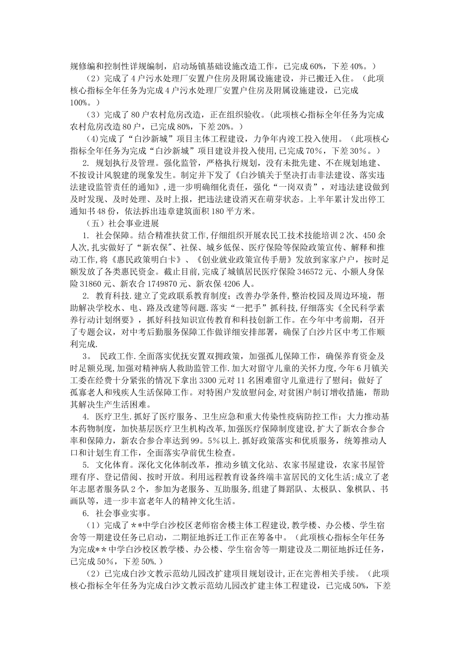 绩效执行情况自查报告_第3页