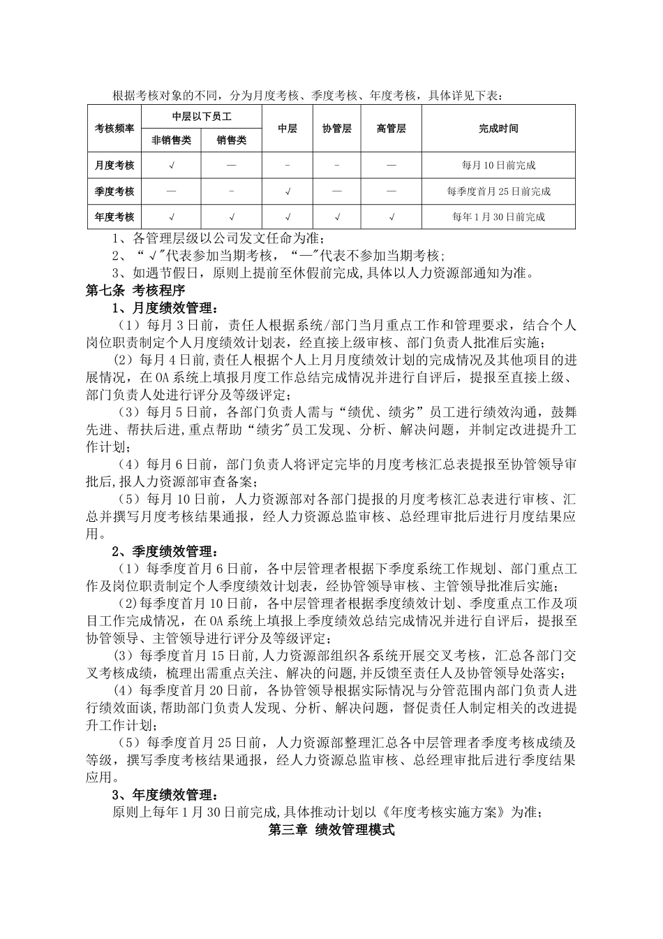 绩效考核与目标管理制度_第3页