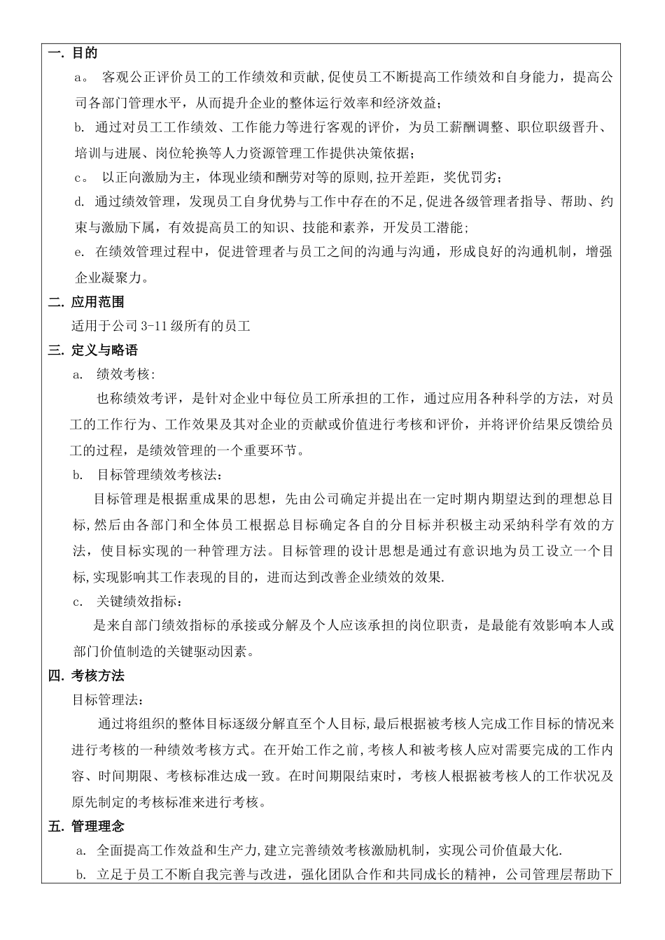 绩效考核管理实用版_第1页