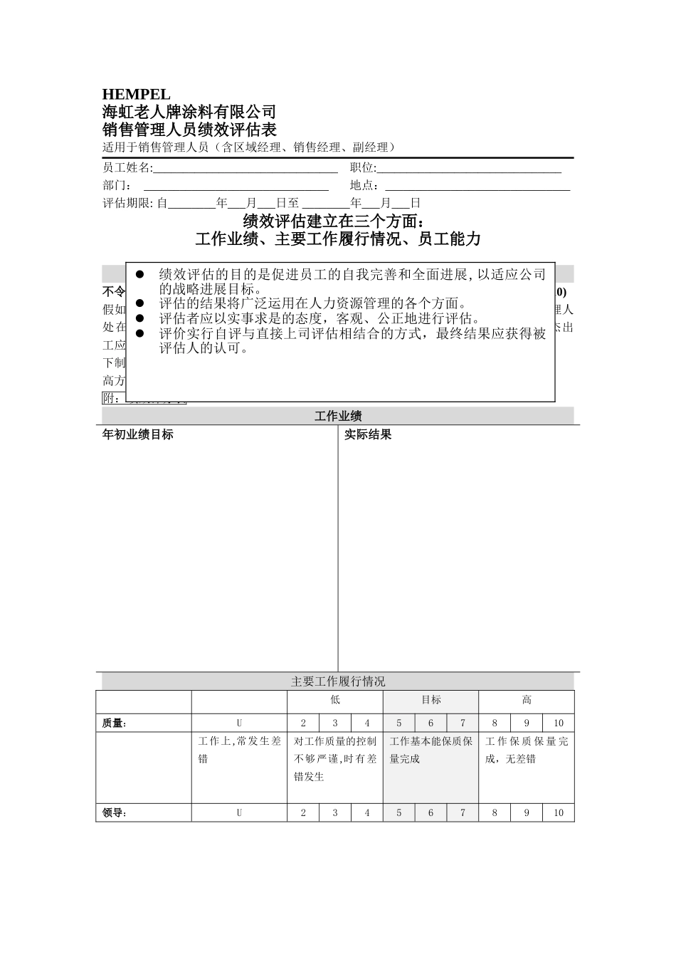 绩效评估表(精)_第1页