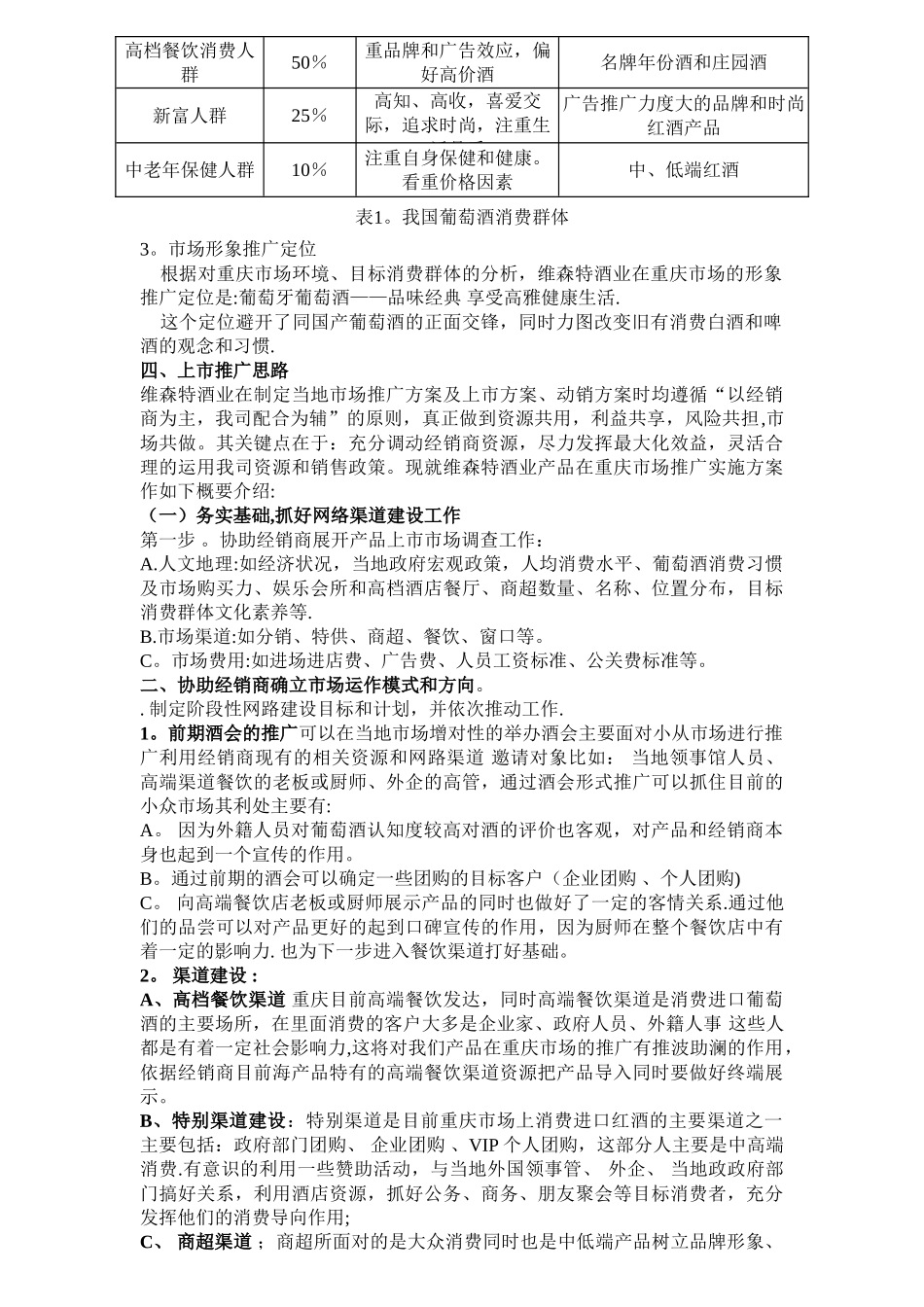 维森特酒业-----葡萄牙葡萄酒专业运营商葡萄牙葡萄酒重庆市场方案_第3页