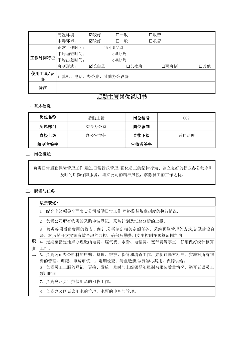 综合办公室各岗位职责_第3页