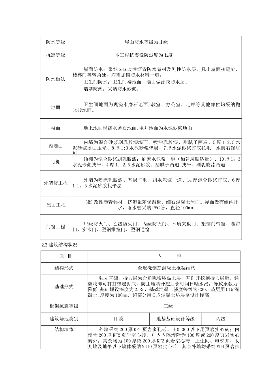 综合办公楼单位工程施工组织设计_第3页