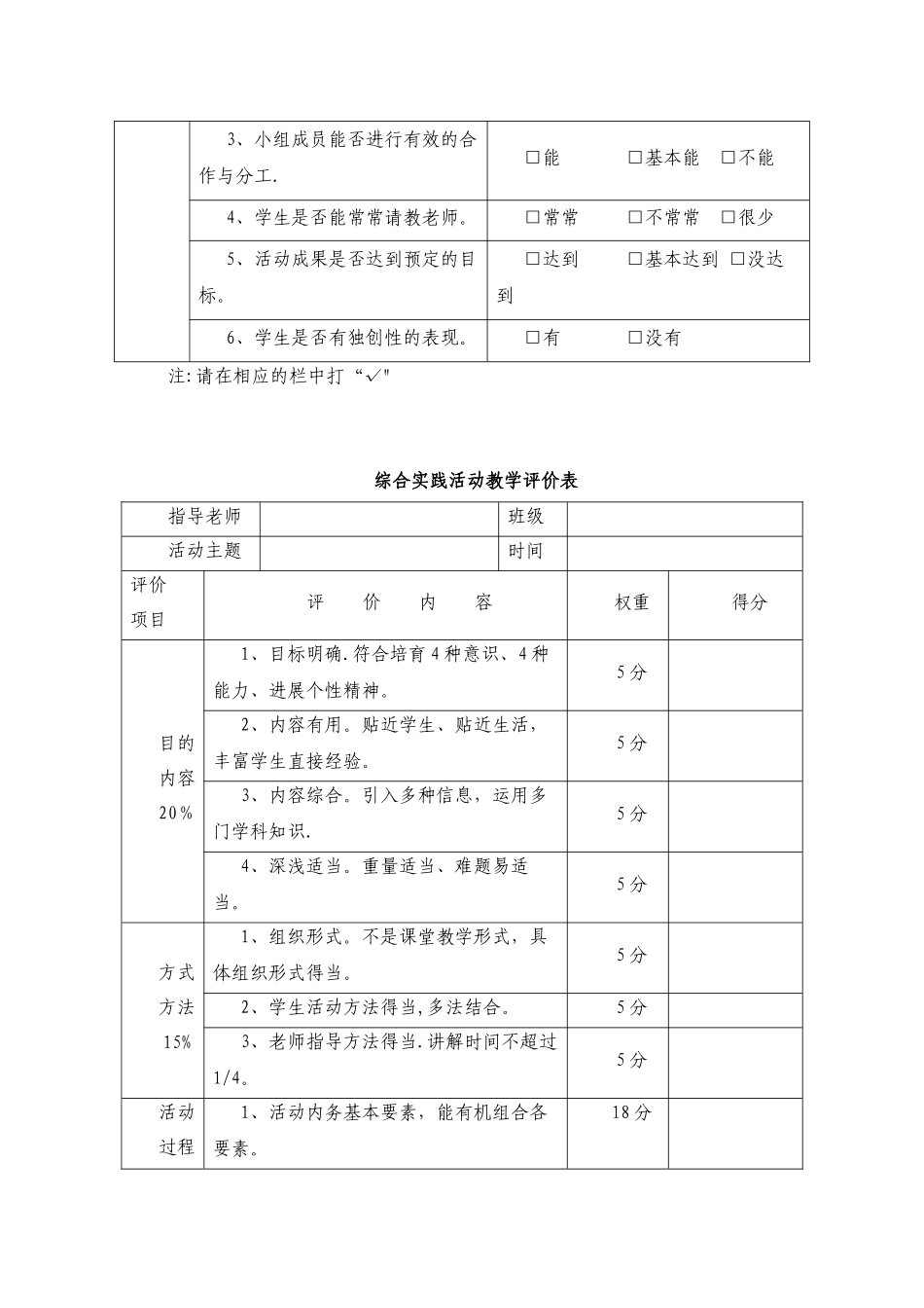 综合实践活动评价表_第3页