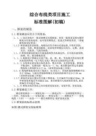 综合布线类项目施工图解