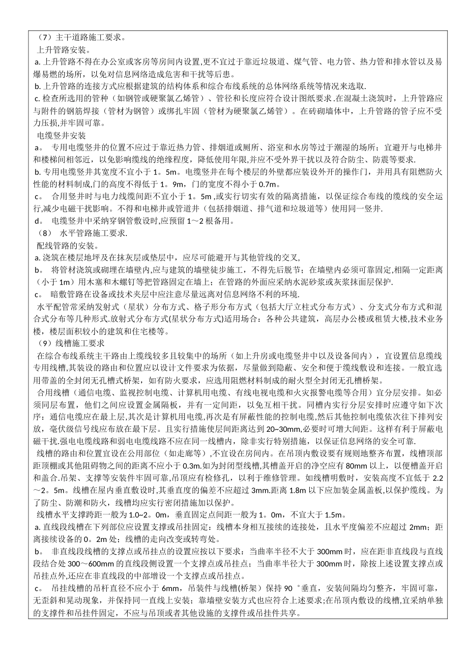 综合布线系统工程技术交底记录_第3页